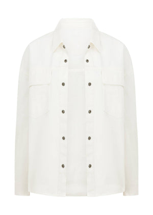Lorna Jane LJC Utility Pocket Jacket - Cream