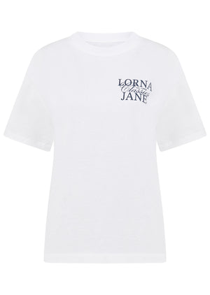Lorna Jane Sprint Classic Fit T-Shirt - White