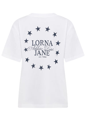 Lorna Jane Sprint Classic Fit T-Shirt - White