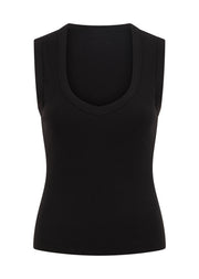 Lorna Jane Define Plunge Neck Tank - Black