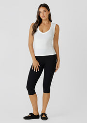 Lorna Jane Define Plunge Neck Tank - White