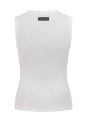 Lorna Jane Define Plunge Neck Tank - White