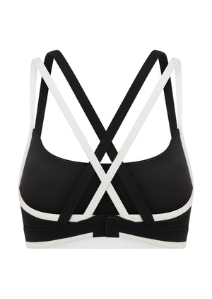 Lorna Jane Sprint To Finish Sports Bra - Black