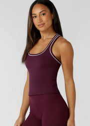 Lorna Jane All Star Active Tank - Plum Red