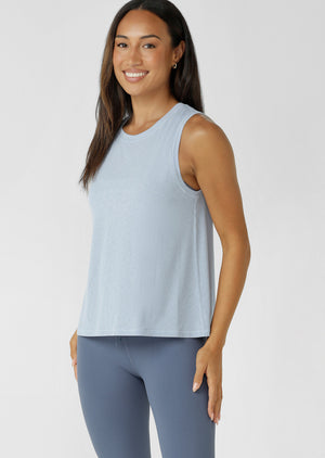 Lorna Jane Sheer Bliss Active Tank - Beach House Blue