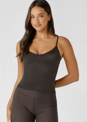 Lorna Jane Rise And Shine Bra Tank Combo - Volcano