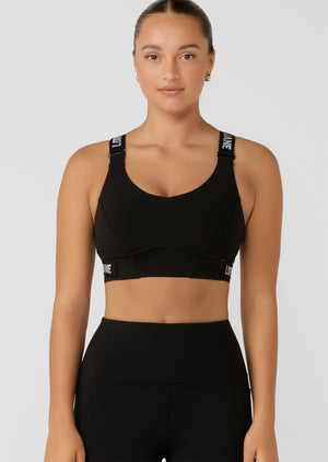 Lorna Jane Easy Adjust Sports Bra - Black