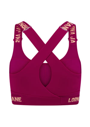 Lorna Jane Easy Adjust Sports Bra - Persian Rose