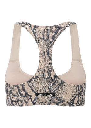 Lorna Jane Soft Serpentine Sports Bra - Soft Serpentine Print