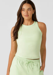 Lorna Jane LJ Basics Rib Tank - Ice Green