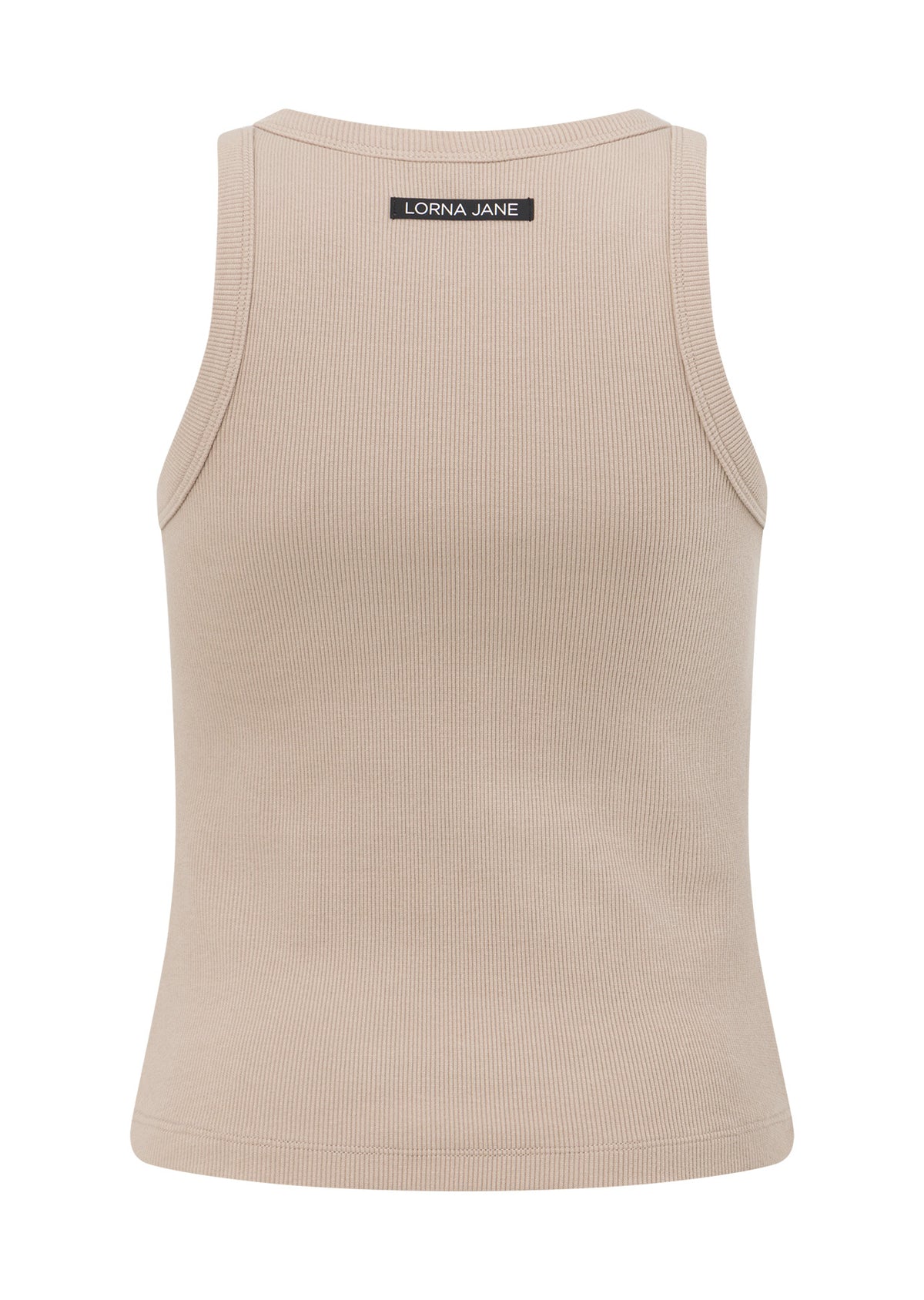 Lorna Jane LJ Basics Rib Tank - Latte