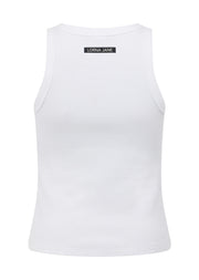 Lorna Jane LJ Basics Rib Tank - White