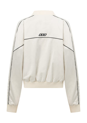 Lorna Jane Pipe Dream Satin Bomber - Cream