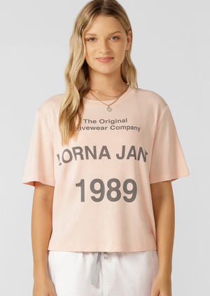 Lorna Jane Legacy T-Shirt - Washed Dark Dusty Pink