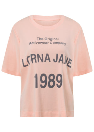 Lorna Jane Legacy T-Shirt - Washed Dark Dusty Pink