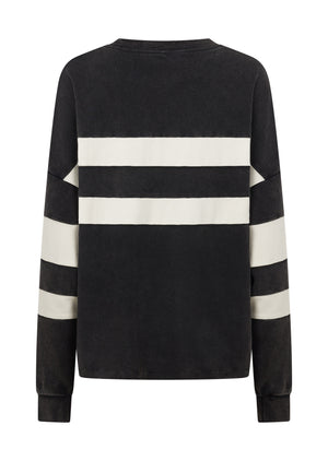 Lorna Jane Throwback Oversized Sweat - Black
