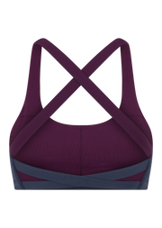 Lorna Jane Qualifier High Support Sports Bra - Dark Grape