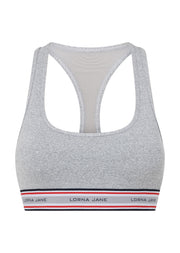 Lorna Jane Power Moves High Support Sports Bra - Grey Marl
