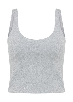 Lorna Jane True Comfort Bra Tank Combo - Grey Marl