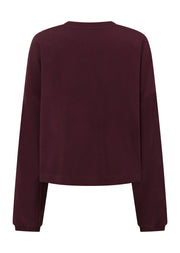 Lorna Jane Iconic Lightweight Sweat - Plum Red