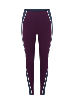 Lorna Jane Qualifier Full Length Leggings - Dark Grape