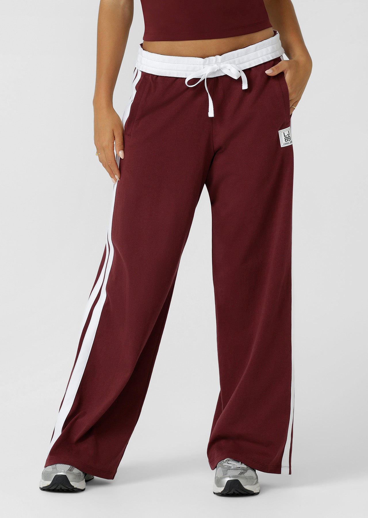 Lorna Jane Dance Pants - Dark Ruby