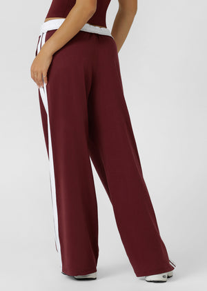 Lorna Jane Dance Pants - Dark Ruby