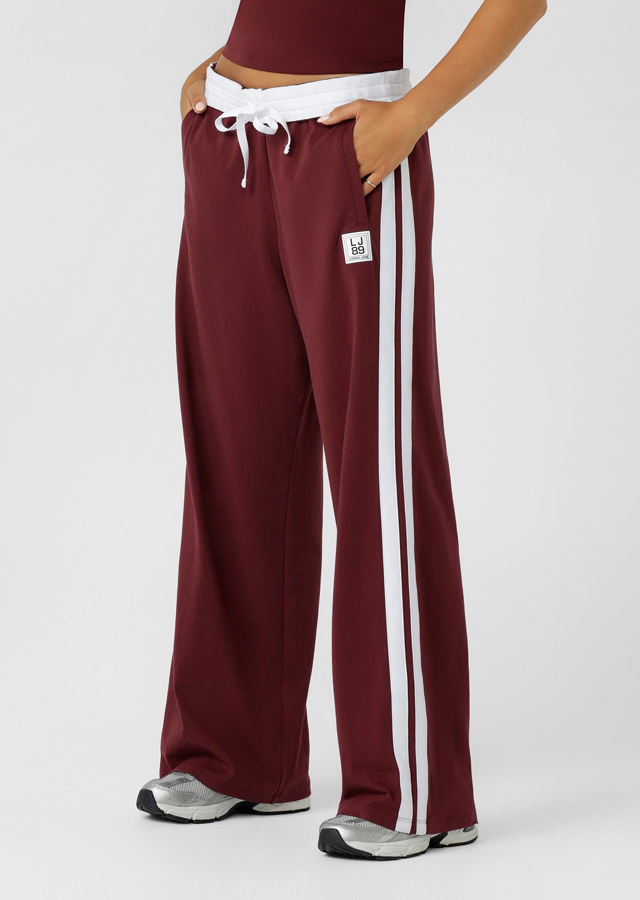 Lorna Jane Dance Pants - Dark Ruby