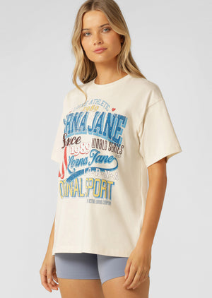 Lorna Jane Courtside T-Shirt - Cream