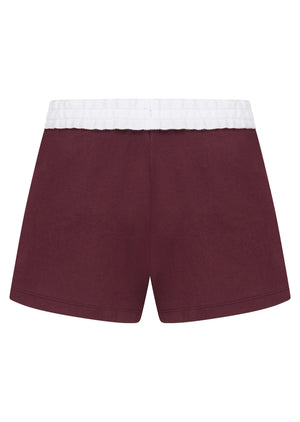 Lorna Jane Dance Shorts - Plum Red