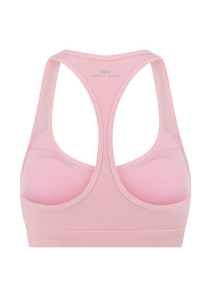 Lorna Jane Run Around High Support Sports Bra - Sweet Pink