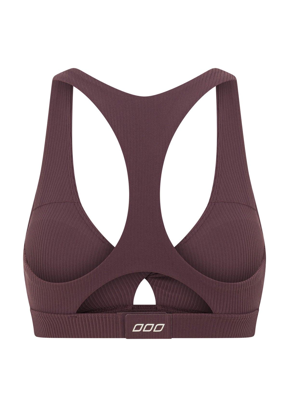 Lorna Jane Centre Stage High Support Rib Sports Bra - Amethyst Shadow