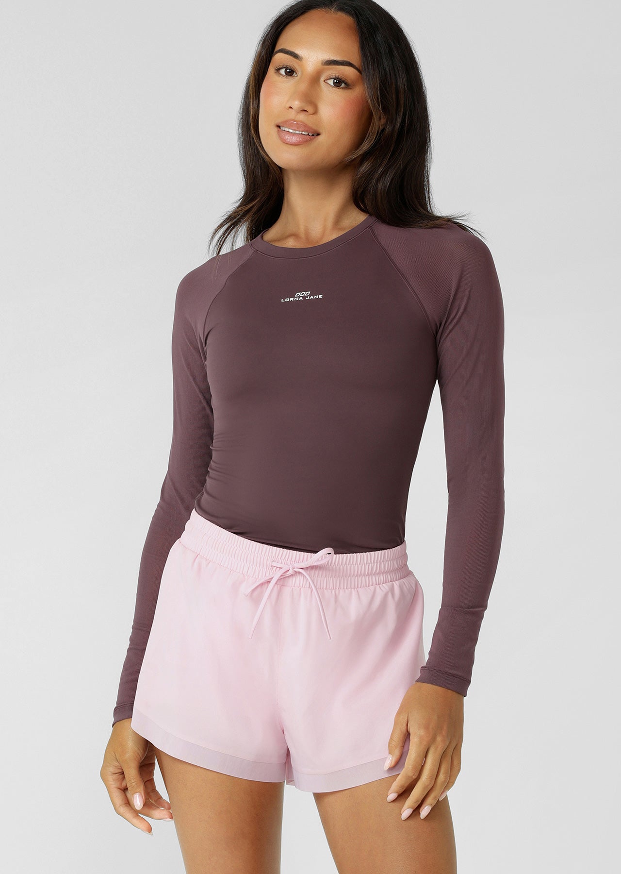 Lorna Jane Sheer Intensity Long Sleeve Top - Amethyst Shadow