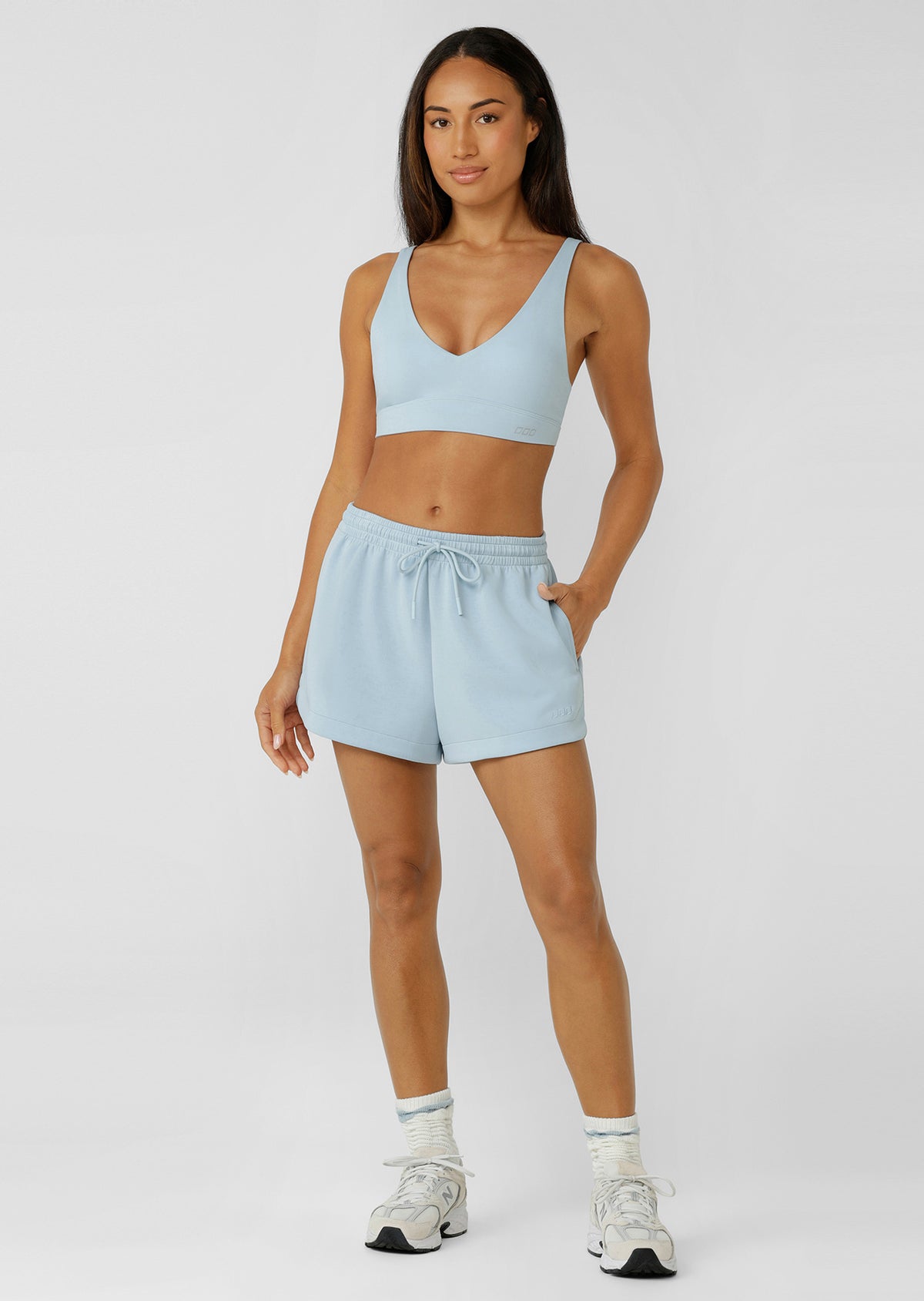 Lorna Jane Make Space Shorts - Vibrant Sky