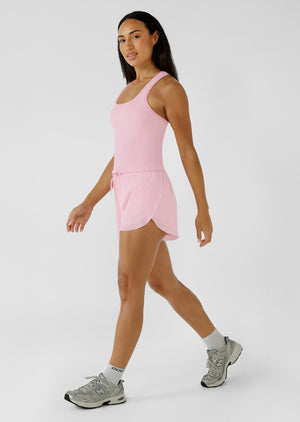Lorna Jane Run Around 2-In-1 Shorts - Sweet Pink