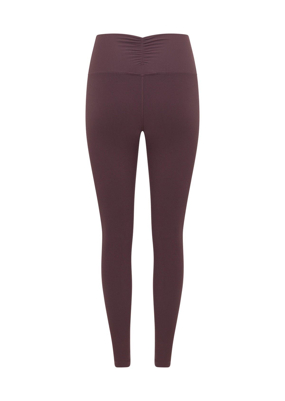 Lorna Jane Definition Luxe Rib Ankle Biter Leggings - Amethyst Shadow