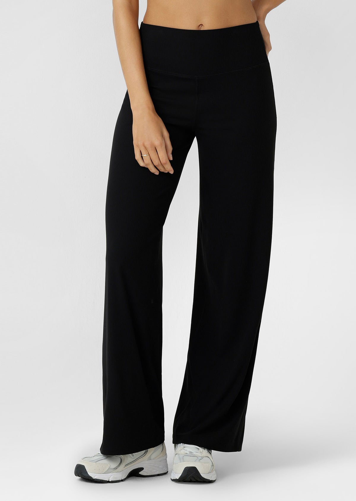 Lorna Jane Irresistible Rib Midrise Active Pants - Black