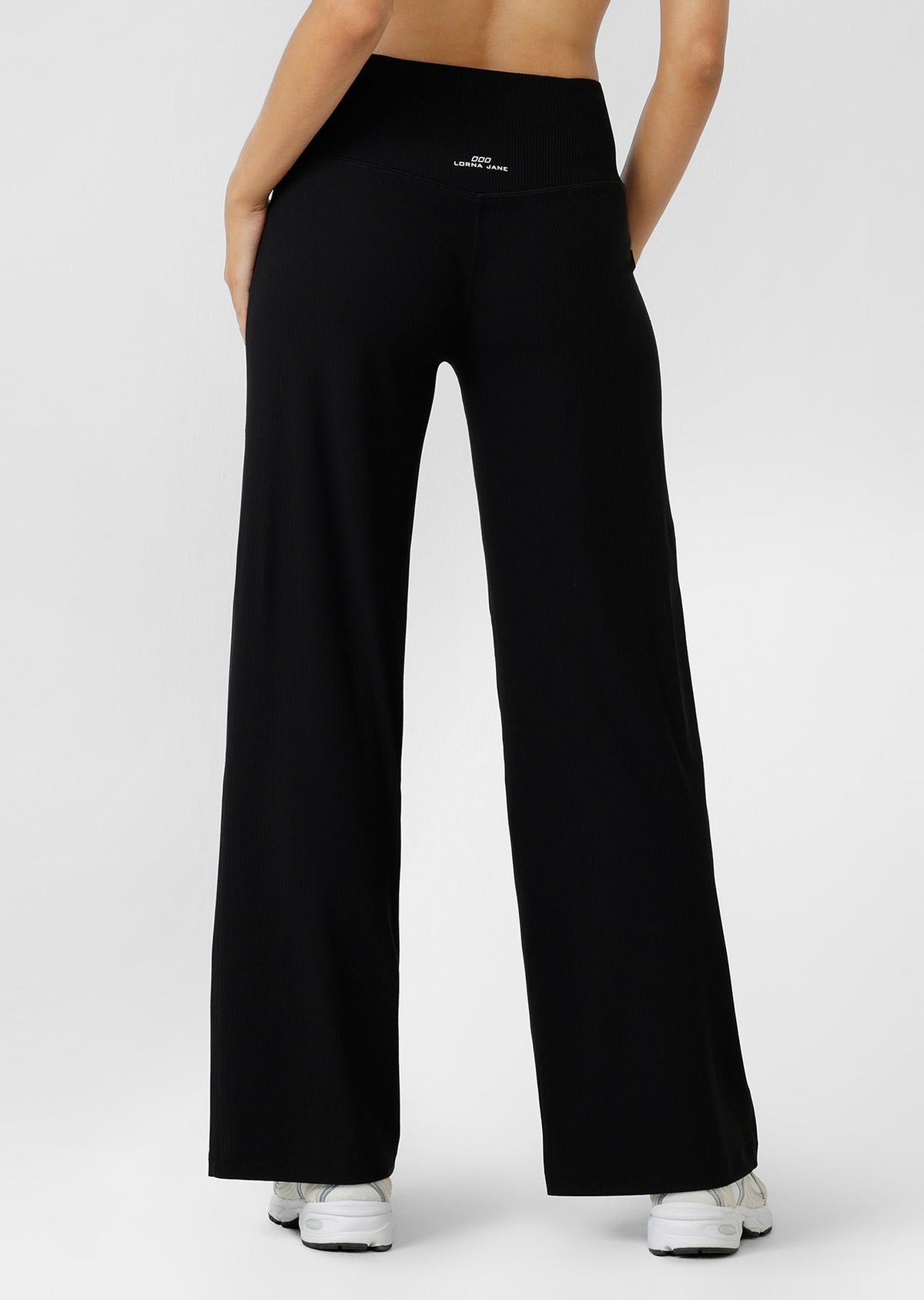 Lorna Jane Irresistible Rib Midrise Active Pants - Black
