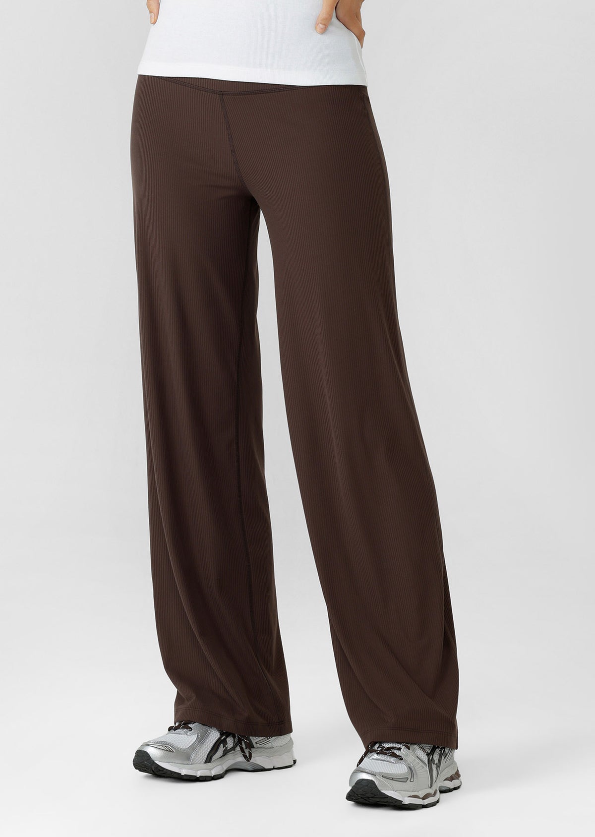 Lorna Jane Irresistible Rib Midrise Active Pants - Volcano