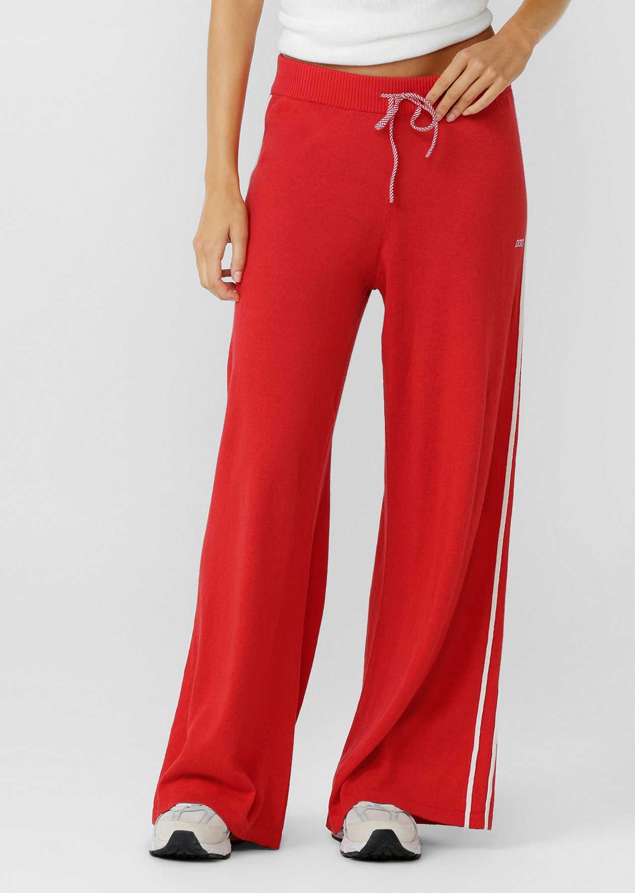Lorna Jane Academy Knit Pants - Jam Drop