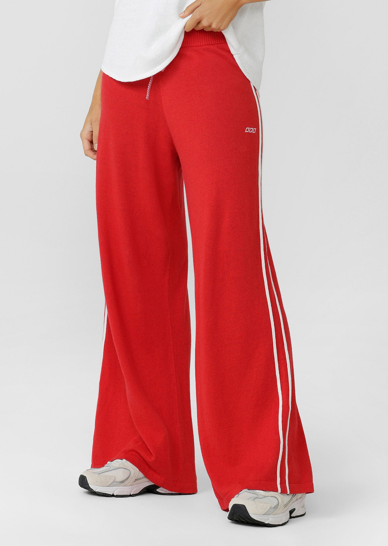 Lorna Jane Academy Knit Pants - Jam Drop