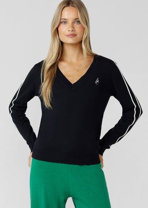 Lorna Jane Academy Long Sleeve Knit Top - Midnight Blue