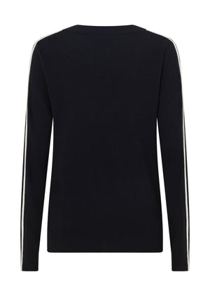 Lorna Jane Academy Long Sleeve Knit Top - Midnight Blue