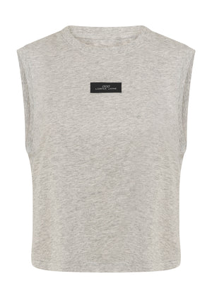 Lorna Jane Athletics Club Slim Muscle Tank - Grey Marl