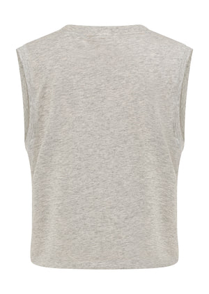 Lorna Jane Athletics Club Slim Muscle Tank - Grey Marl