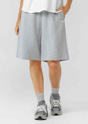 Lorna Jane Daily Motion Longline Shorts - Grey Marl