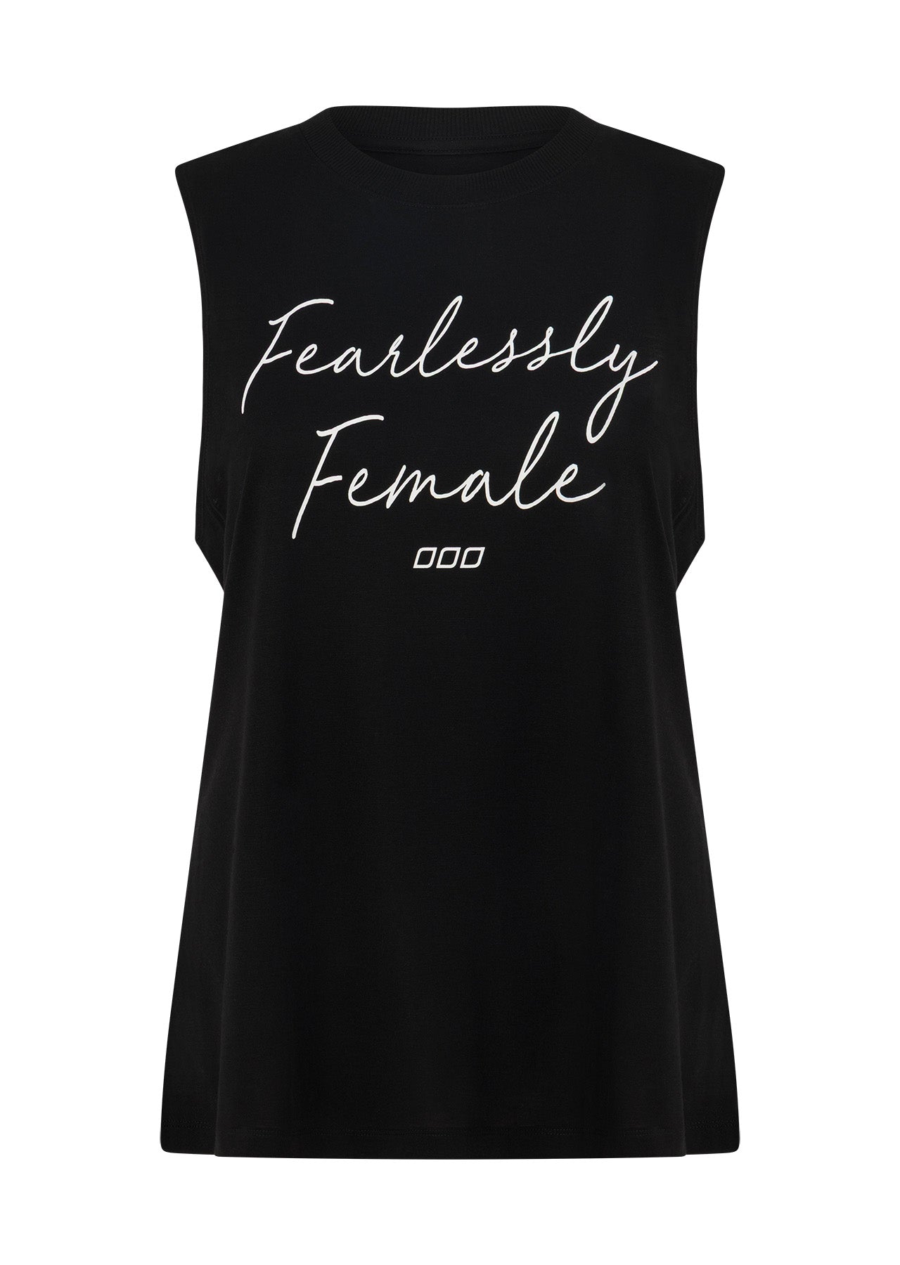 Lorna Jane Fearlessly Female Muscle Tank - Black