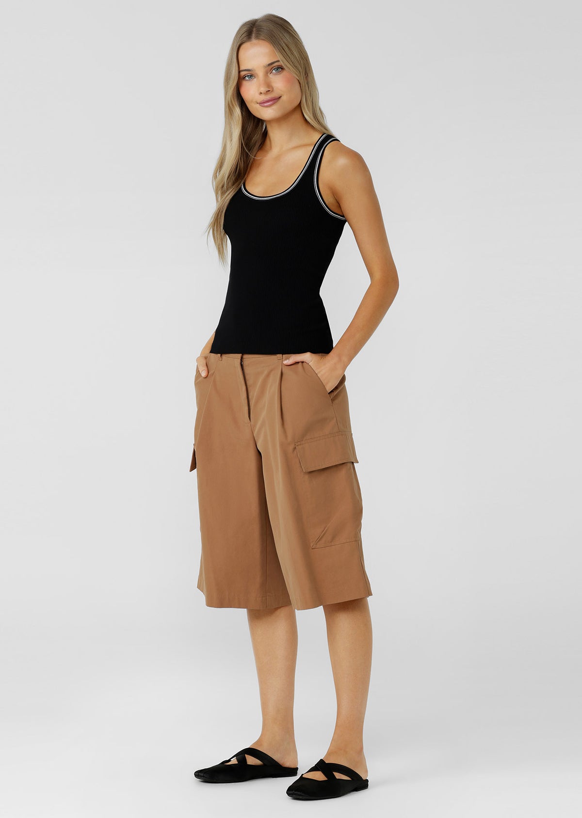 Lorna Jane Replay Knit Tank - Black