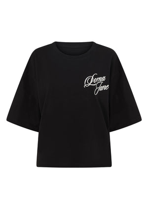 Lorna Jane Link Up Oversized T-Shirt - Black