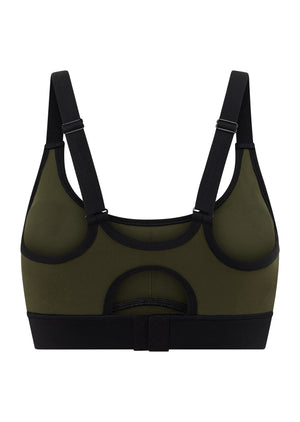 Lorna Jane Undefeated Sports Bra - Luxury Green